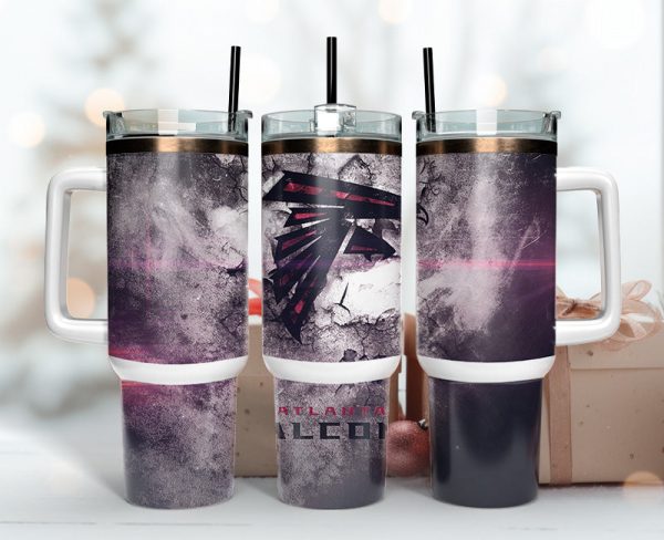 Atlanta Falcons NFL Custom Stanley Quencher 30oz-40oz Stainless Steel Tumbler Hot And Cold Tumbler