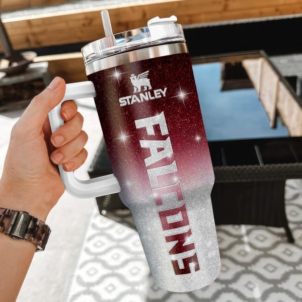 Atlanta Falcons NFL Custom Stanley Quencher 30oz-40oz Stainless Steel Tumbler Hot And Cold Tumbler - Image 3