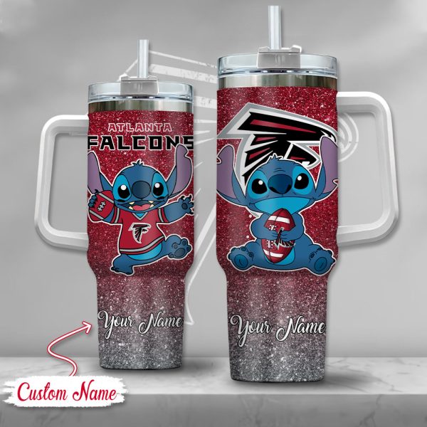 Atlanta Falcons NFL Custom Stanley Quencher 30oz-40oz Stainless Steel Tumbler Hot And Cold Tumbler