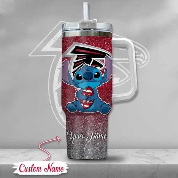 Atlanta Falcons NFL Custom Stanley Quencher 30oz-40oz Stainless Steel Tumbler Hot And Cold Tumbler - Image 2