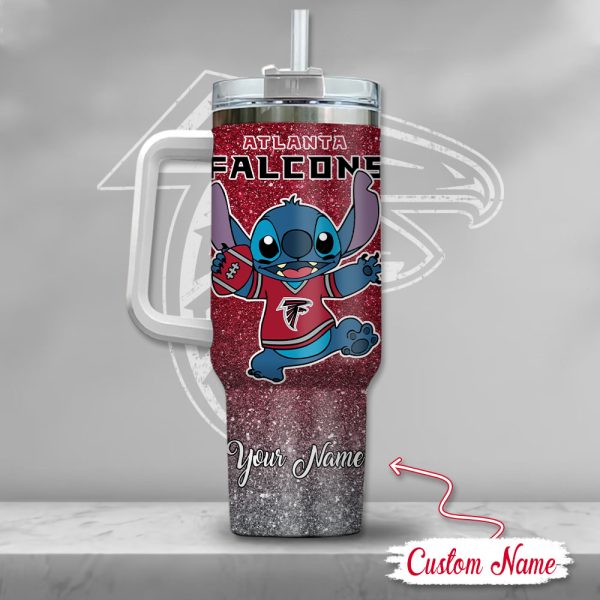 Atlanta Falcons NFL Custom Stanley Quencher 30oz-40oz Stainless Steel Tumbler Hot And Cold Tumbler - Image 3