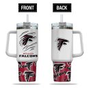 Atlanta Falcons NFL Custom Stanley Quencher 30oz-40oz Stainless Steel Tumbler Hot And Cold Tumbler