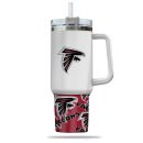 Atlanta Falcons NFL Custom Stanley Quencher 30oz-40oz Stainless Steel Tumbler Hot And Cold Tumbler