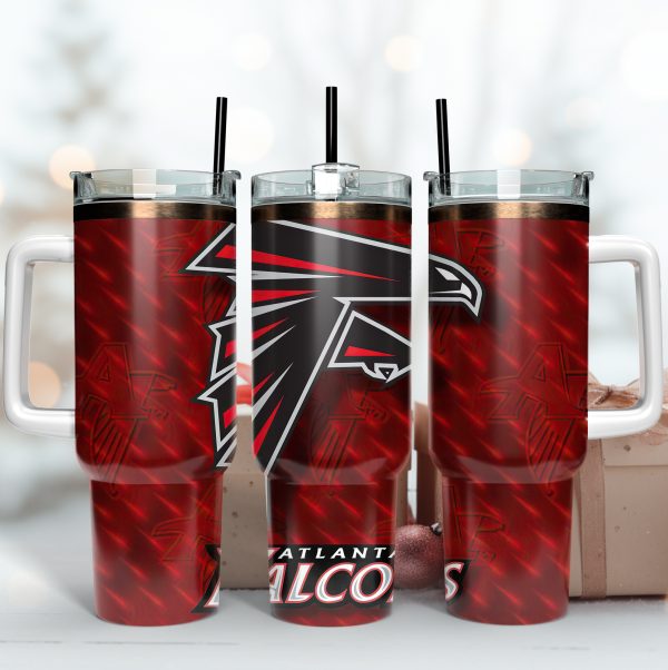 Atlanta Falcons NFL Custom Stanley Quencher 30oz-40oz Stainless Steel Tumbler Hot And Cold Tumbler