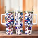 Buffalo Bills NFL Sports Custom Stanley Quencher 30oz-40oz Stainless Steel Tumbler Hot And Cold Tumbler