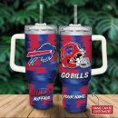Buffalo BillsCartoon Custom Stanley Quencher 30oz-40oz Stainless Steel Tumbler
