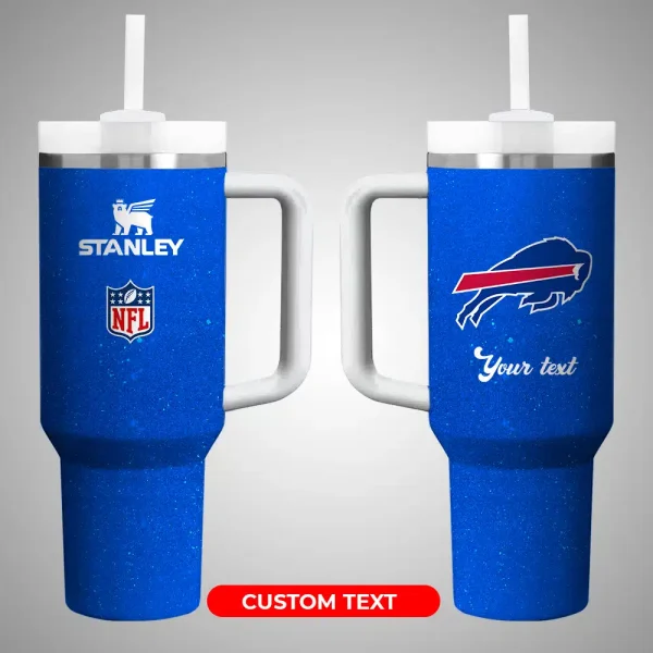 Buffalo Bills NFL Custom Stanley Quencher 30oz-40oz Stainless Steel