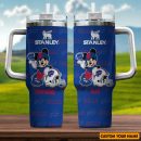 Buffalo Bills NFL Mickey Mouse Custom Stanley Quencher 30oz-40oz Stainless Steel Tumbler Hot And Cold Tumbler