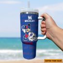 Buffalo Bills NFL Mickey Mouse Custom Stanley Quencher 30oz-40oz Stainless Steel Tumbler Hot And Cold Tumbler
