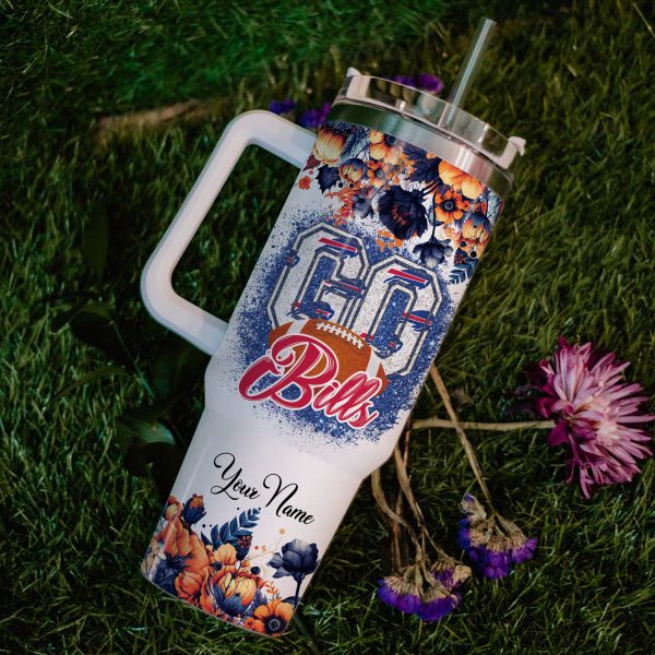 Buffalo Bills NFL Custom Stanley Quencher 30oz-40oz Stainless Steel Tumbler Hot And Cold Tumbler - Image 7