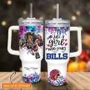Buffalo Bills NFL Custom Stanley Quencher 30oz-40oz Stainless Steel Tumbler Hot And Cold Tumbler