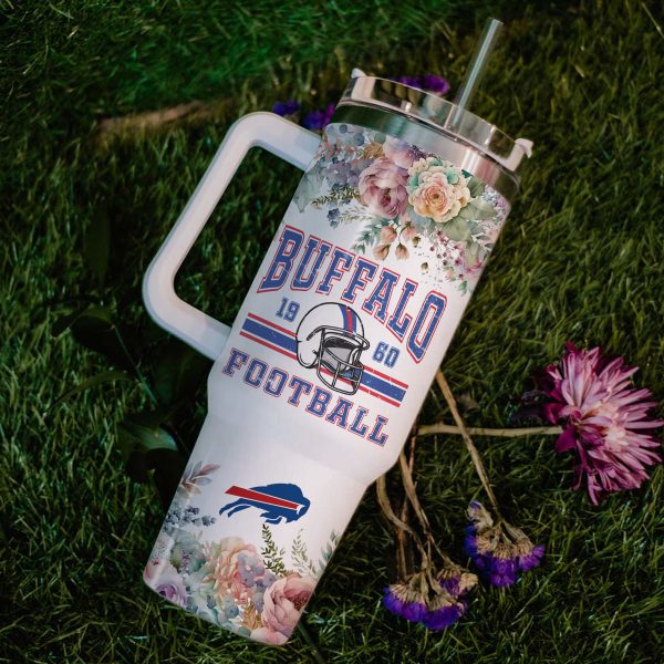 Buffalo Bills NFL Custom Stanley Quencher 30oz-40oz Stainless Steel Tumbler Hot And Cold Tumbler - Image 7