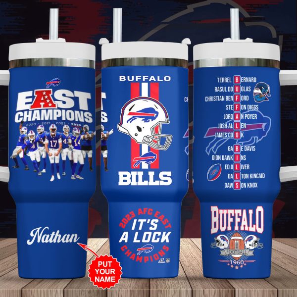Buffalo Bills NFL Custom Stanley Quencher 30oz-40oz Stainless Steel Tumbler Hot And Cold Tumbler