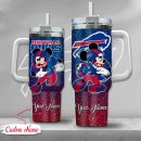 Buffalo Bills NFL Mickey Mouse Glitter Custom Stanley Quencher 30oz-40oz Stainless Steel Tumbler Hot And Cold Tumbler
