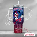 Buffalo Bills NFL Mickey Mouse Glitter Custom Stanley Quencher 30oz-40oz Stainless Steel Tumbler Hot And Cold Tumbler