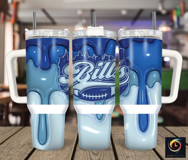 Buffalo Bills NFL Custom Stanley Quencher 30oz-40oz Stainless Steel Tumbler Hot And Cold Tumbler