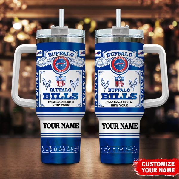 Buffalo Bills NFL Super Bowl Champs Pride Custom Stanley Quencher 30oz-40oz Stainless Steel Tumbler Hot And Cold Tumbler