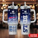 Buffalo Bills NFL Glitter Custom Stanley Quencher 30oz-40oz Stainless Steel Tumbler Hot And Cold Tumbler