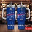 Buffalo Bills NFL 3D Logo Custom Stanley Quencher 30oz-40oz Stainless Steel Tumbler Hot And Cold Tumbler