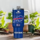 Buffalo Bills NFL 3D Logo Custom Stanley Quencher 30oz-40oz Stainless Steel Tumbler Hot And Cold Tumbler