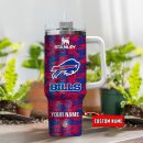 Buffalo Bills NFL Camouflage Custom Stanley Quencher 30oz-40oz Stainless Steel Tumbler Hot And Cold Tumbler