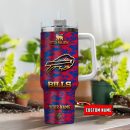 Buffalo Bills NFL Camouflage Golden Logo Custom Stanley Quencher 30oz-40oz Stainless Steel Tumbler Hot And Cold Tumbler