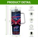 Buffalo Bills NFL Custom Stanley Quencher 30oz-40oz Stainless Steel Tumbler Hot And Cold Tumbler