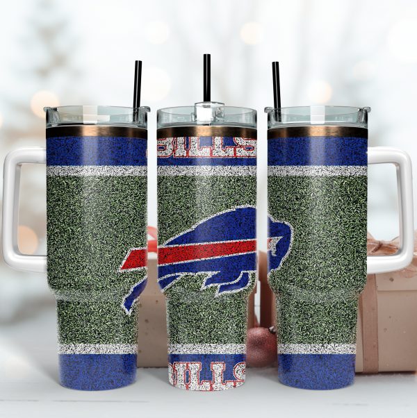 Buffalo Bills NFL Custom Stanley Quencher 30oz-40oz Stainless Steel Tumbler Hot And Cold Tumbler