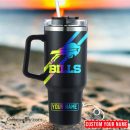 Buffalo Bills NFL Hologram Logo Custom Stanley Quencher 30oz-40oz Stainless Steel Tumbler Hot And Cold Tumbler