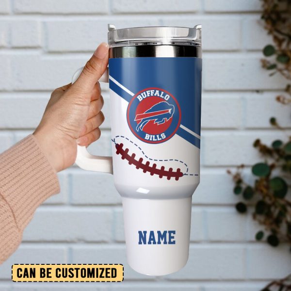 Buffalo Bills Football NFL Sport Custom Stanley Quencher 30oz-40oz Stainless Steel Tumbler Hot And Cold Tumbler - Image 2