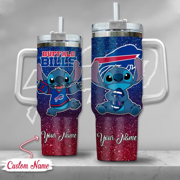 Buffalo Bills NFL Custom Stanley Quencher 30oz-40oz Stainless Steel Tumbler Hot And Cold Tumbler
