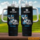 Carolina Panthers NFL Mickey Mouse Custom Stanley Quencher 30oz-40oz Stainless Steel Tumbler Hot And Cold Tumbler