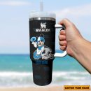 Carolina Panthers NFL Mickey Mouse Custom Stanley Quencher 30oz-40oz Stainless Steel Tumbler Hot And Cold Tumbler