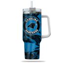 Carolina Panthers NFL Custom Stanley Quencher 30oz-40oz Stainless Steel Tumbler Hot And Cold Tumbler