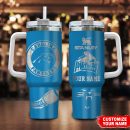 Carolina Panthers NFL Custom Stanley Quencher 30oz-40oz Stainless Steel Tumbler Hot And Cold Tumbler