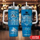 Carolina Panthers NFL Custom Stanley Quencher 30oz-40oz Stainless Steel Tumbler Hot And Cold Tumbler