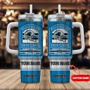 Carolina Panthers NFL Fan Cave Custom Stanley Quencher 30oz-40oz Stainless Steel Tumbler Hot And Cold Tumbler