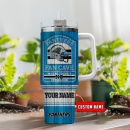 Carolina Panthers NFL Fan Cave Custom Stanley Quencher 30oz-40oz Stainless Steel Tumbler Hot And Cold Tumbler