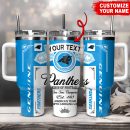 Carolina Panthers NFL Kings Of Football Custom Stanley Quencher 30oz-40oz Stainless Steel Tumbler Hot And Cold Tumbler