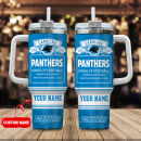 Carolina Panthers NFL Bud Light Custom Stanley Quencher 30oz-40oz Stainless Steel Tumbler Hot And Cold Tumbler