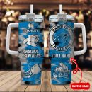 Carolina Panthers NFL Custom Stanley Quencher 30oz-40oz Stainless Steel Tumbler Hot And Cold Tumbler