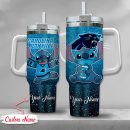 Carolina Panthers NFL Custom Stanley Quencher 30oz-40oz Stainless Steel Tumbler Hot And Cold Tumbler
