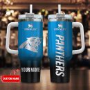Carolina Panthers NFL Custom Stanley Quencher 30oz-40oz Stainless Steel Tumbler Hot And Cold Tumbler