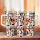 Cincinnati Bengals NFL Custom Stanley Quencher 30oz-40oz Stainless Steel Tumbler Hot And Cold Tumbler