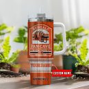 Cincinnati Bengals NFL Fan Cave Custom Stanley Quencher 30oz-40oz Stainless Steel Tumbler Hot And Cold Tumbler