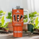 Cincinnati Bengals NFL 3D Logo Custom Stanley Quencher 30oz-40oz Stainless Steel Tumbler Hot And Cold Tumbler