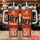 Cincinnati Bengals NFL Custom Stanley Quencher 30oz-40oz Stainless Steel Tumbler Hot And Cold Tumbler