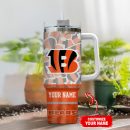 Cincinnati Bengals NFL Custom Stanley Quencher 30oz-40oz Stainless Steel Tumbler Hot And Cold Tumbler
