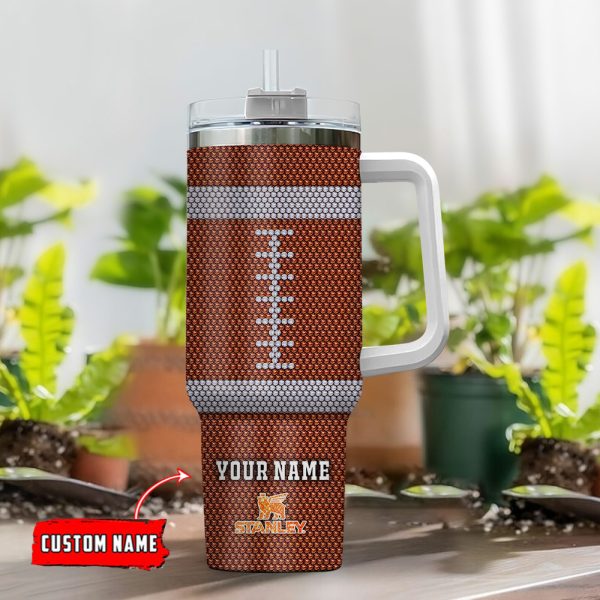 Cincinnati Bengals NFL Crystal Custom Stanley Quencher 30oz-40oz Stainless Steel Tumbler Hot And Cold Tumbler - Image 2