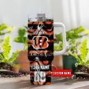 Cincinnati Bengals NFL Custom Stanley Quencher 30oz-40oz Stainless Steel Tumbler Hot And Cold Tumbler